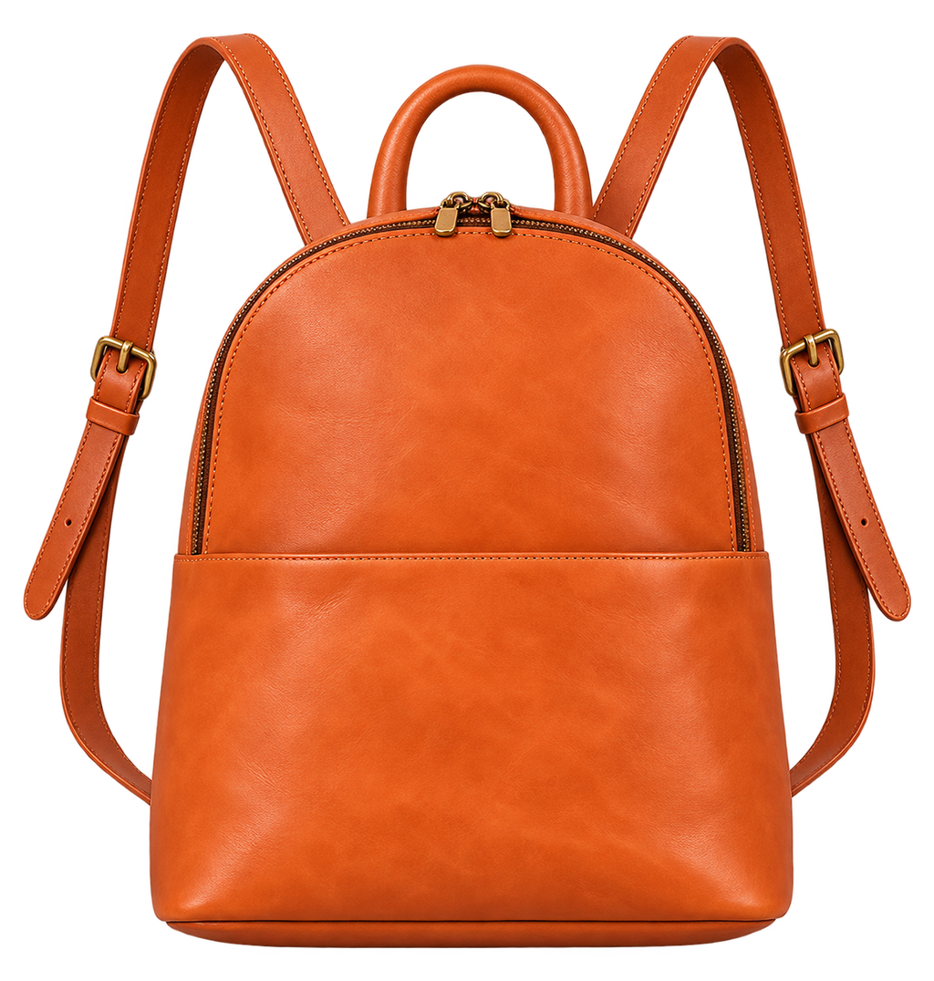 Women's Leather Mini Backpack – Stylish Everyday Casual Backpack