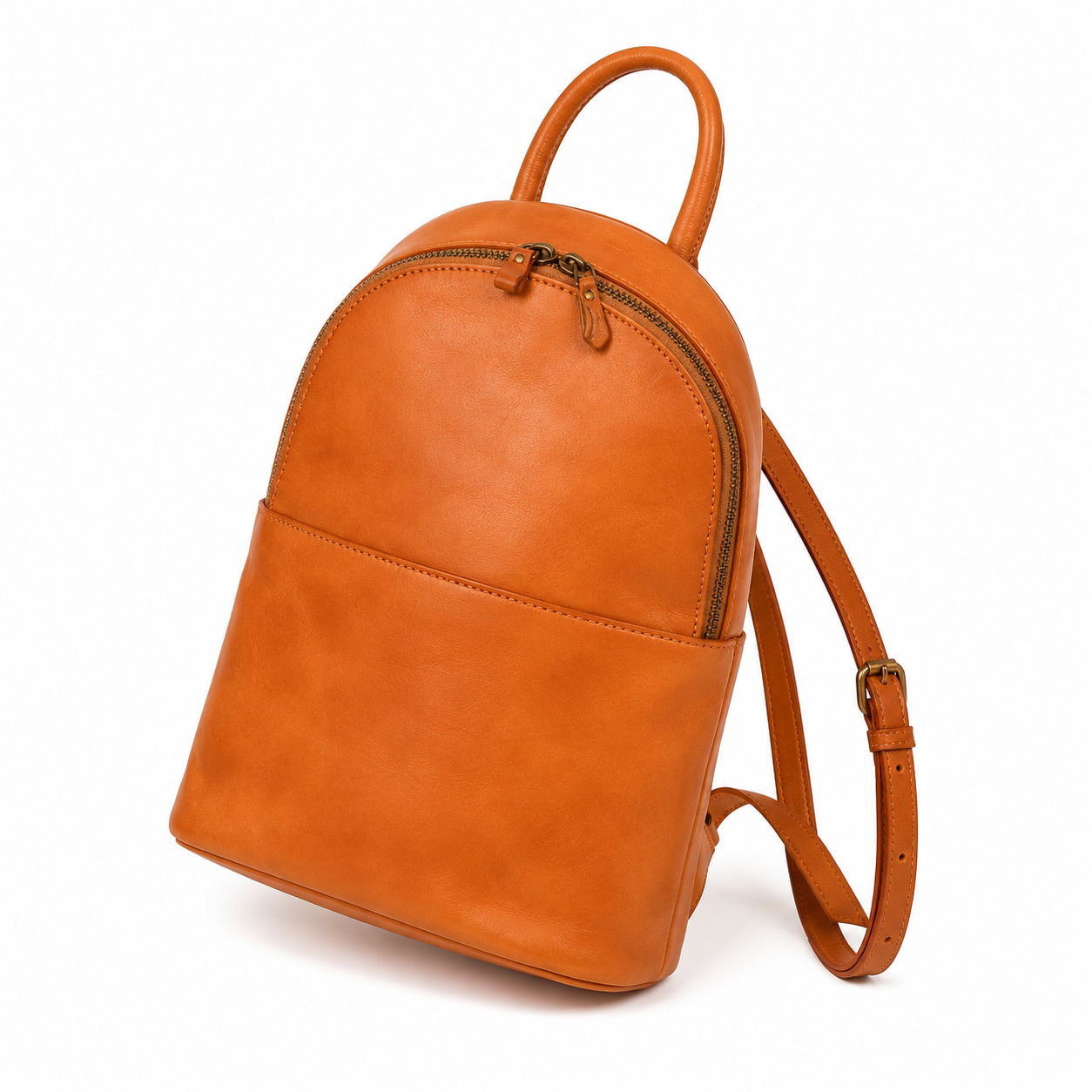 Women's Leather Mini Backpack – Stylish Everyday Casual Backpack