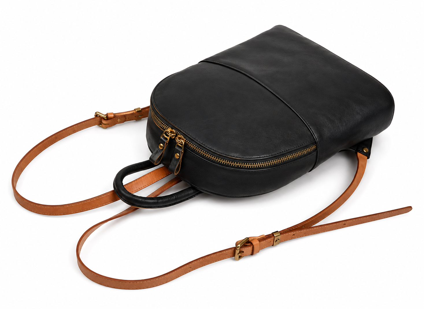 Women's Leather Mini Backpack – Stylish Everyday Casual Backpack