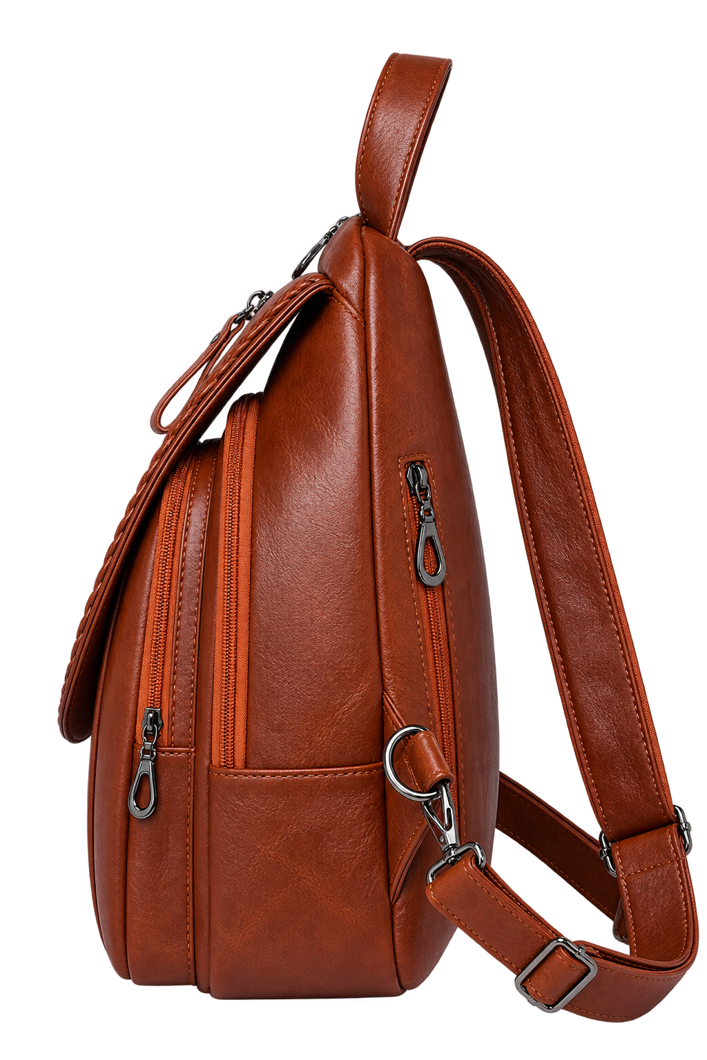 Women's Soft Leather Mini Backpack – Stylish Everyday Shoulder Bag