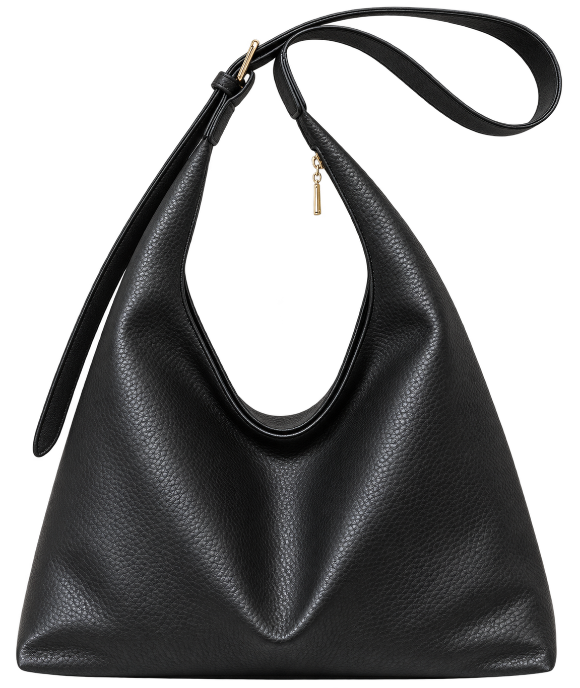 Women’s Leather Tote Bag – Large Capacity Shoulder Handbag with Zipper Closure