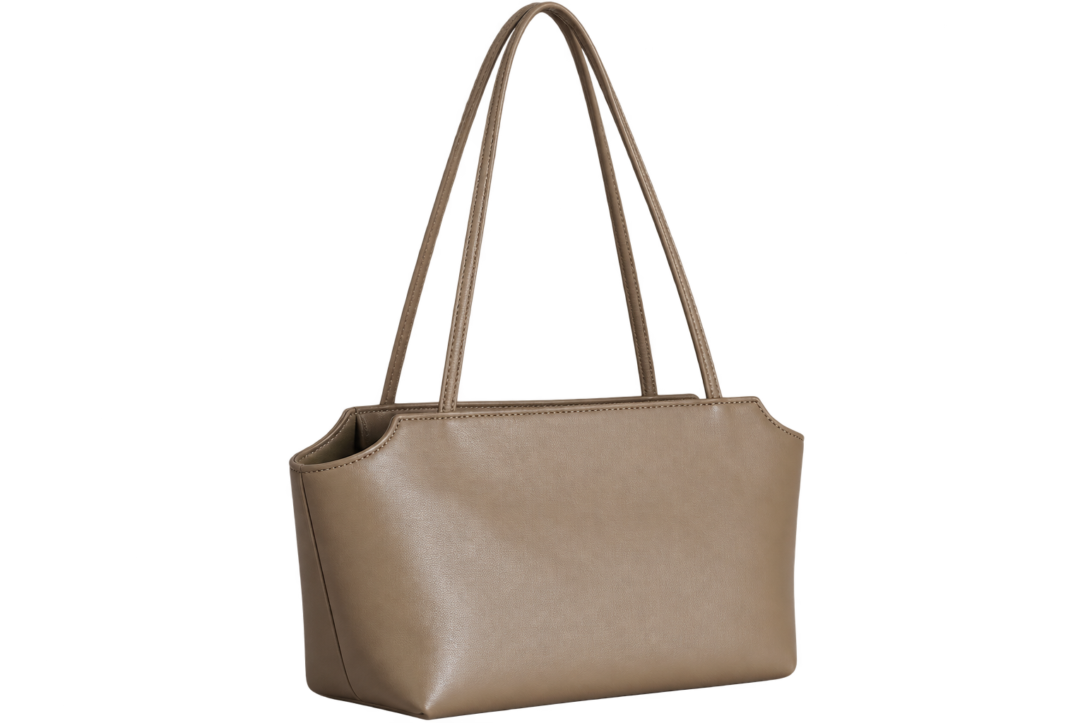 Women’s Genuine Leather Top-Handle Shoulder Bag – Elegant Lambskin Lined Handbag
