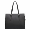 Women's Laptop Tote Bag 15.6 Inch, Large PU Shoulder Handbag with Multiple Compartments
