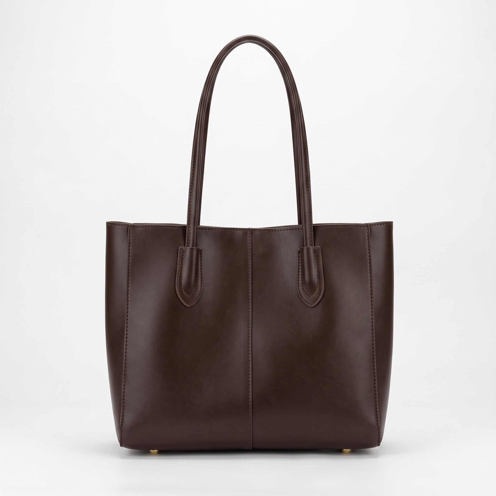 Women's Vintage PU Tote Bag – Large Capacity Shoulder Handbag