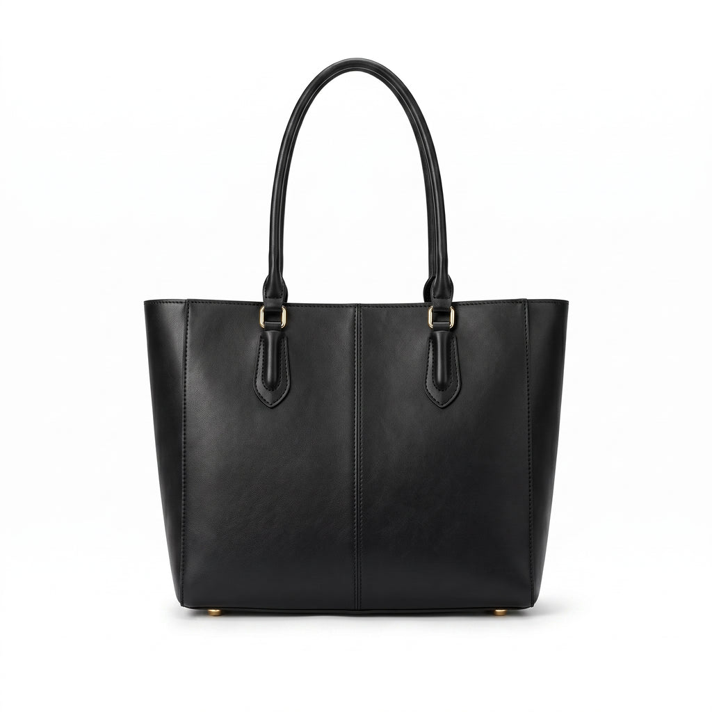 Women's Vintage PU Tote Bag – Large Capacity Shoulder Handbag